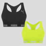 Kit 2 Tops Puma Sem Costura Feminino