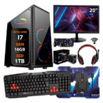 PC Gamer I7 4ª Geração com 16GB e SSD