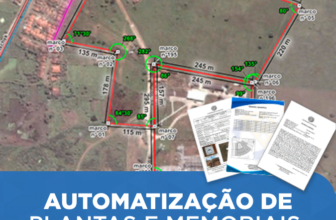 Automatização de plantas e memoriais técnicos na REURB
