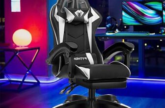 Cadeira Gamer Ergonomica com Apoio Branco