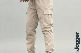 Calça Jogger Cargo Masculina em Sarja