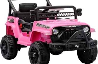 Carrinho Elétrico Infantil Mini Jipe Rosa