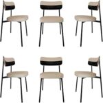 Conjunto de 6 Cadeiras Alloa Fixas