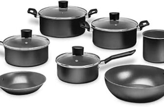 Conjunto de Panelas Brinox Ebony 7 Peças
