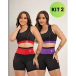 Conjunto Fitness Feminino Top e Short