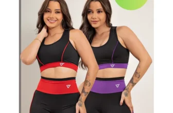 Conjunto Fitness Feminino Top e Short