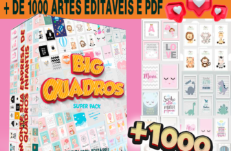 Transforme quadros infantis editáveis em renda extra