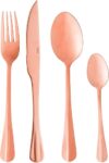 Faqueiro de Aço Inox Positano Rosé 24 Peças
