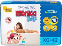 Fralda Turma da Mônica Baby Mega XG