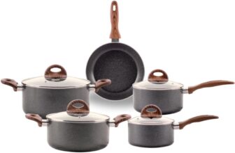 Jogo de Panelas Antiaderente Brinox 5 Peças