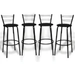 Kit 4 Banquetas Itagold para Cozinha
