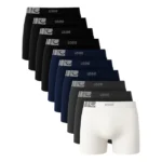 Kit de 10 Cuecas Boxer Microfibra Usee