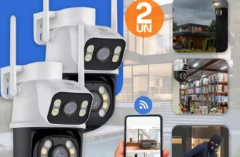 Kit de Segurança Wi-Fi 2 Câmeras HD