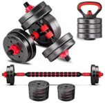 Kit Halteres 6 em 1 Ajustável Musculação