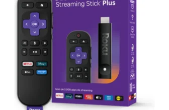 Roku Streaming Stick Plus 4K com Controle de Voz