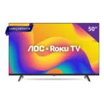 Smart TV 50" AOC 4K DLED com Roku TV