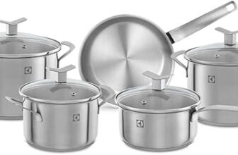Conjunto de Panelas Electrolux em Aço Inoxidável