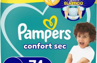 Fraldas Pampers Confort Sec XXXG 74 Unidades