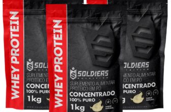 Kit de 3kg de Whey Protein Concentrado