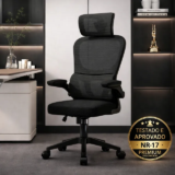 Cadeira Ergonômica Giratória para Escritório
