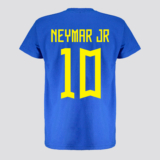 Camisa Infantil Brasil 10 Neymar Azul