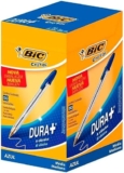 Caneta Bic Azul Cristal Dura Mais 50 Unidades