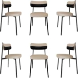 Conjunto de 6 Cadeiras Alloa Fixas