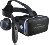 Óculos VR com Fones de Ouvido Estéreo