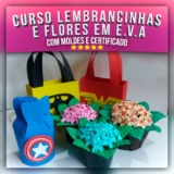 Aprenda a criar lembrancinhas e flores em EVA