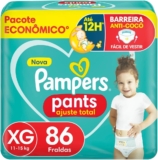 Fralda Pampers Pants Ajuste Total XG