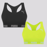 Kit 2 Tops Puma Sem Costura Feminino