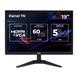 Monitor VST 19″ HD com Conexões HDMI e VGA