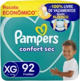 Pampers Confort Sec Fralda Descartável XG