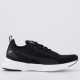 Tênis Puma Flyer Runner Feminino Preto e Rosa
